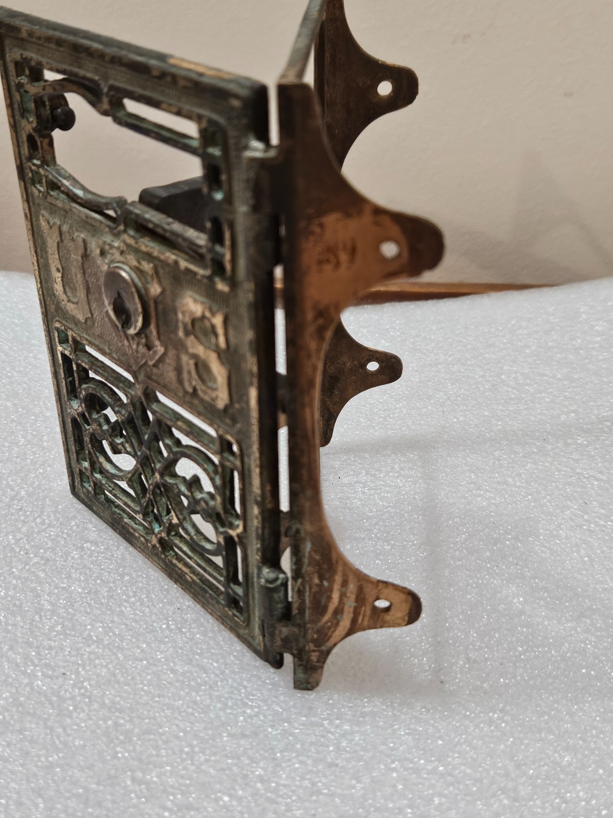 Rare 1870s Yale Lock Mfg Vintage 3.25" x 5" Post Office Door