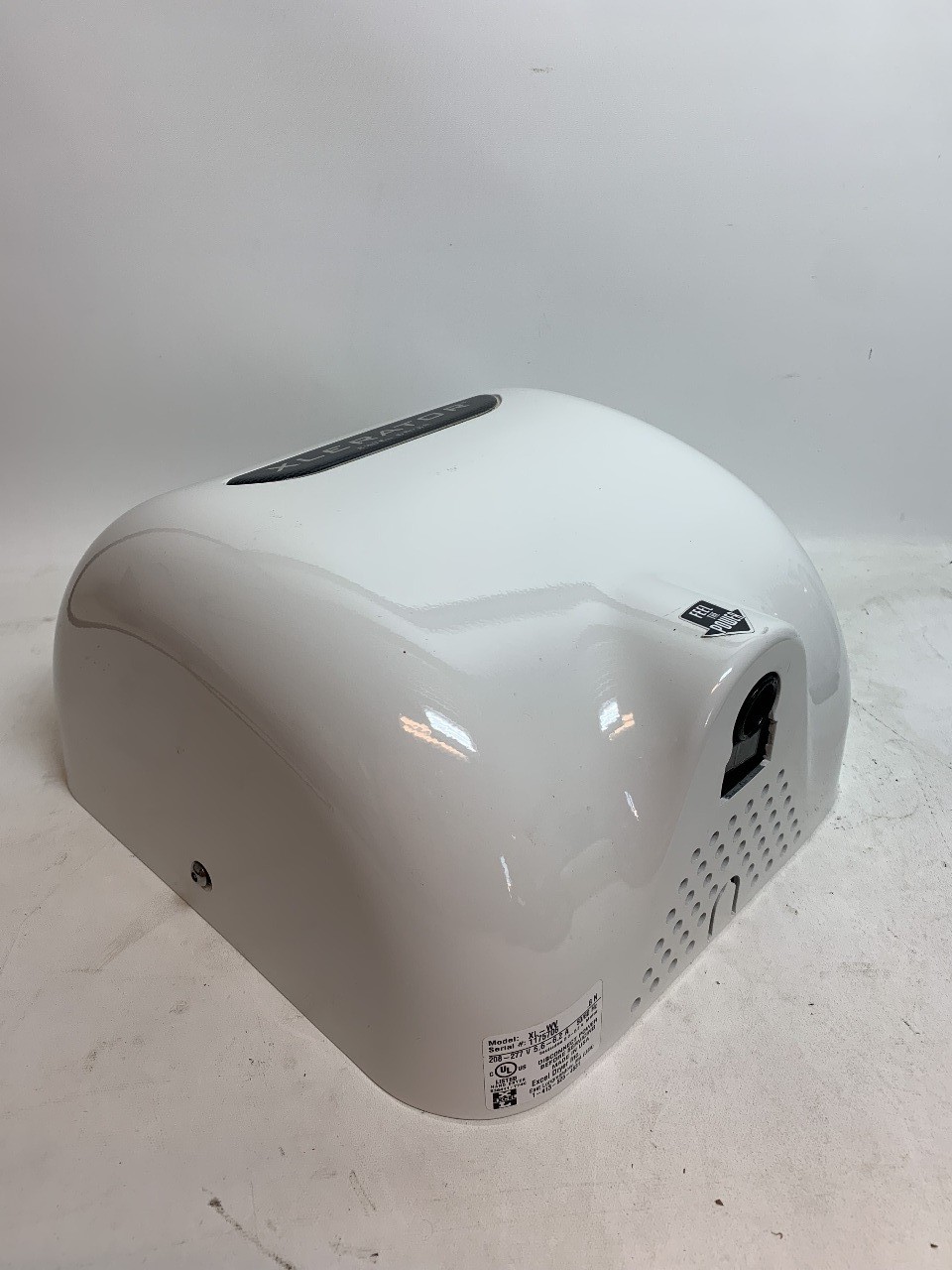 XLERATOR HAND DRYER XL-WV ECO NO TOUCH BATHROOM EXCEL XL W BW WHITE 208-277 VOLT