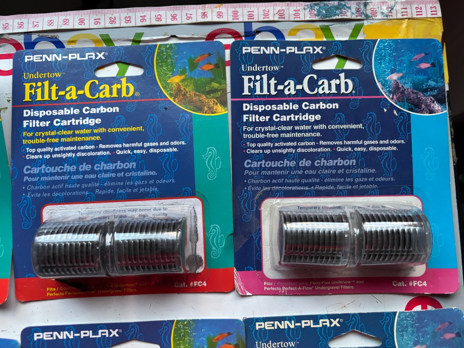 Penn-Plax Undertow Filt-A-Carb Disposable Carbon Filter Cartridge Pick Quantity