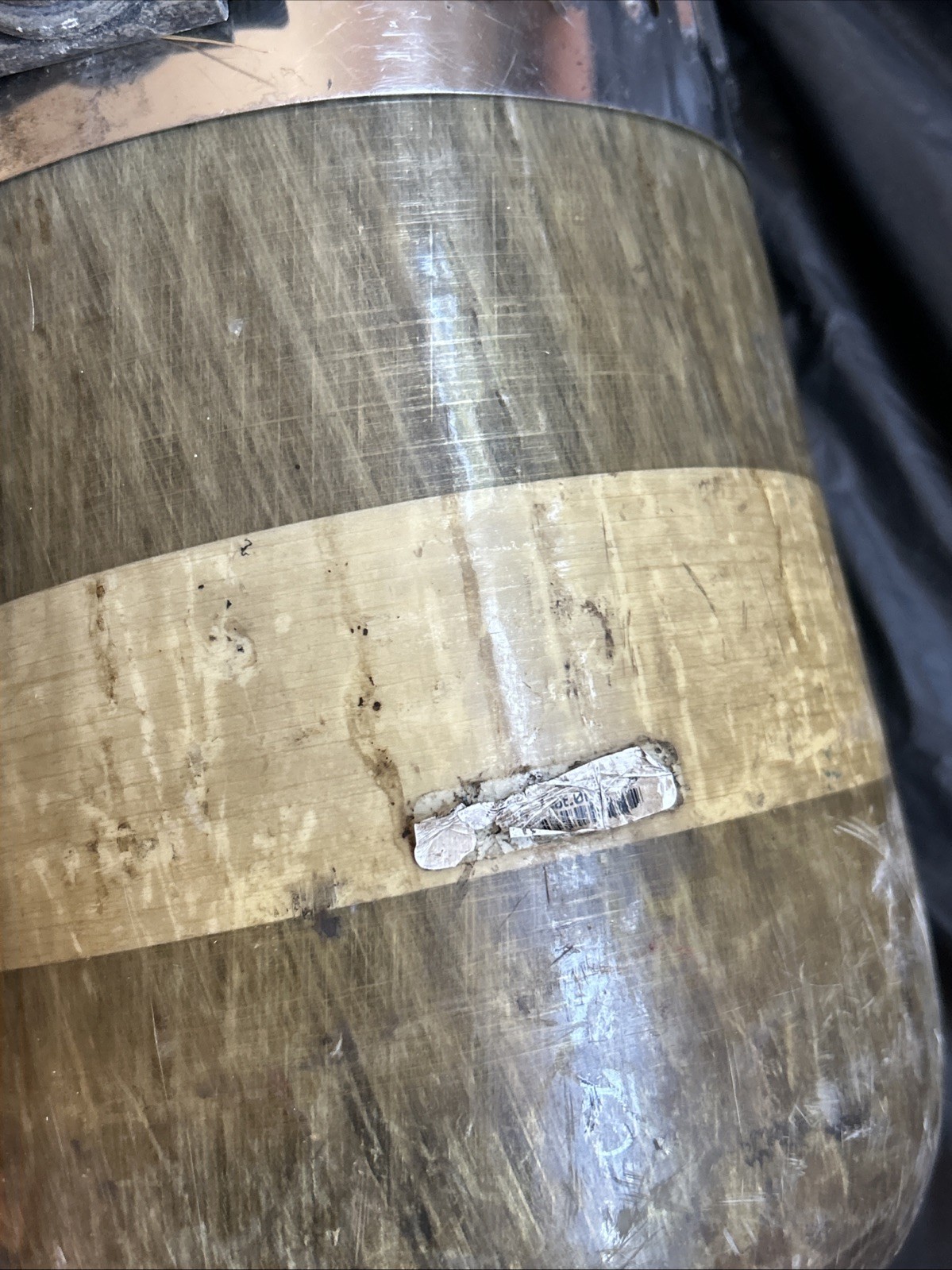 Survivair compressed air tank (EMPTY) 4500PSIG 60Min 917162 L87G-1 USED