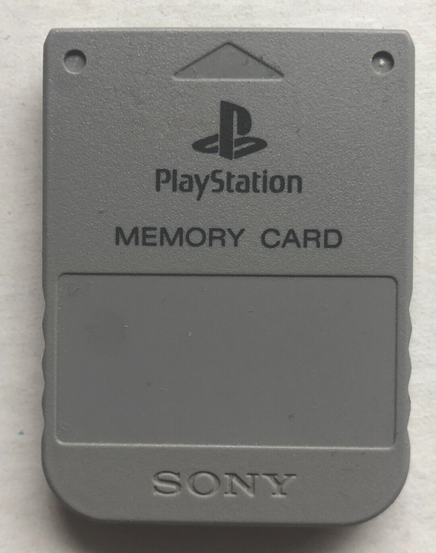 Official Sony PlayStation 1 PS1 Authentic Memory Card OEM Tested PSOne
