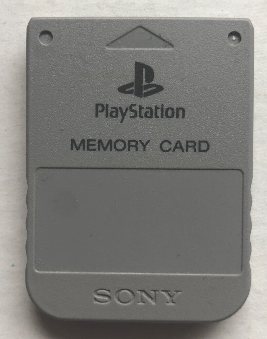 Official Sony PlayStation 1 PS1 Authentic Memory Card OEM Tested PSOne