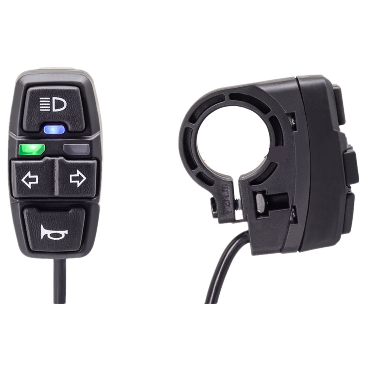 Motorcycle Switch For Handlebar Turn Signal Light Horn ON/OFF Button Waterproof