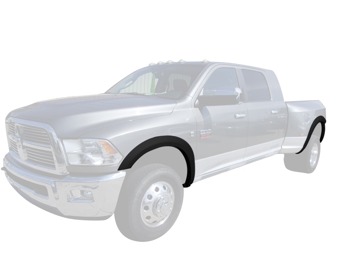 Fender Flares for 2010-2018 Dodge Ram 3500 Dually Models - Set of 4