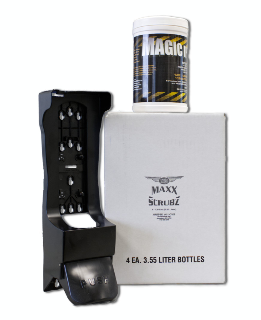 MAXX SCRUBZ BEST WALNUT SHELL INDUSTRIAL HAND SOAP HAND CLEANER MECHANICS CASE