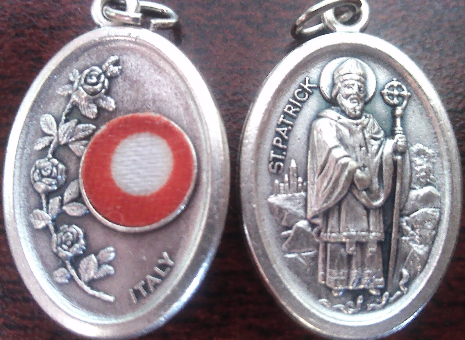 Saint Patrick relic medallion St Patron of Ireland Irish people Ex Indumentis