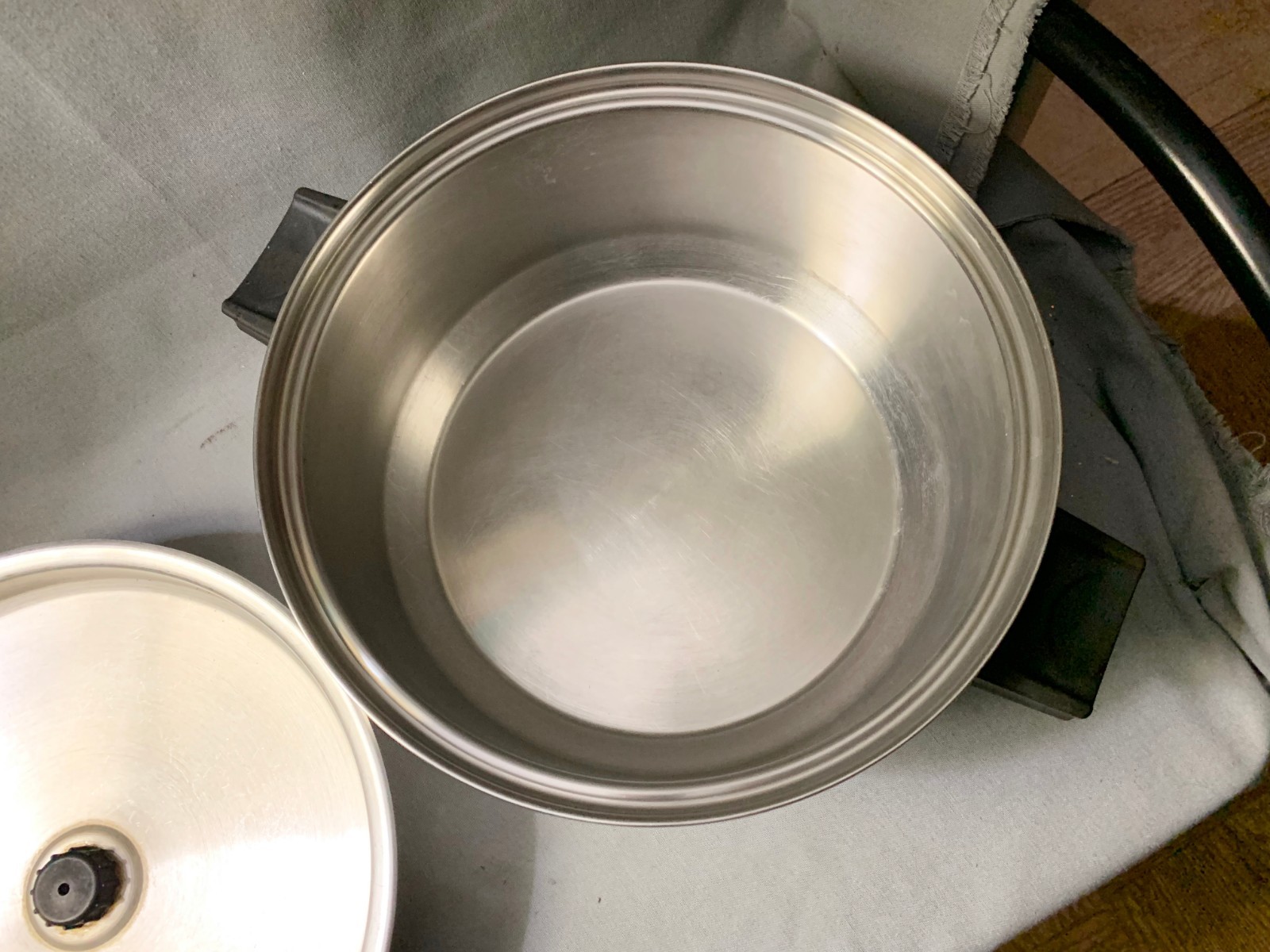 Lustre Craft Stainless Steel T304 5-Ply Multi Core Stock Pot Dutch Oven Lid USA