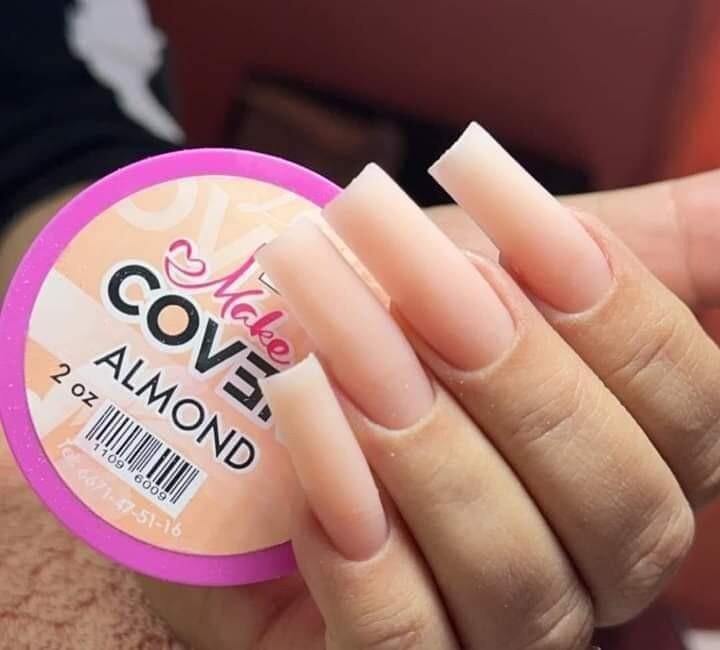 Fantasy Nails Make Cover Almond 2 oz Acrylic Powder