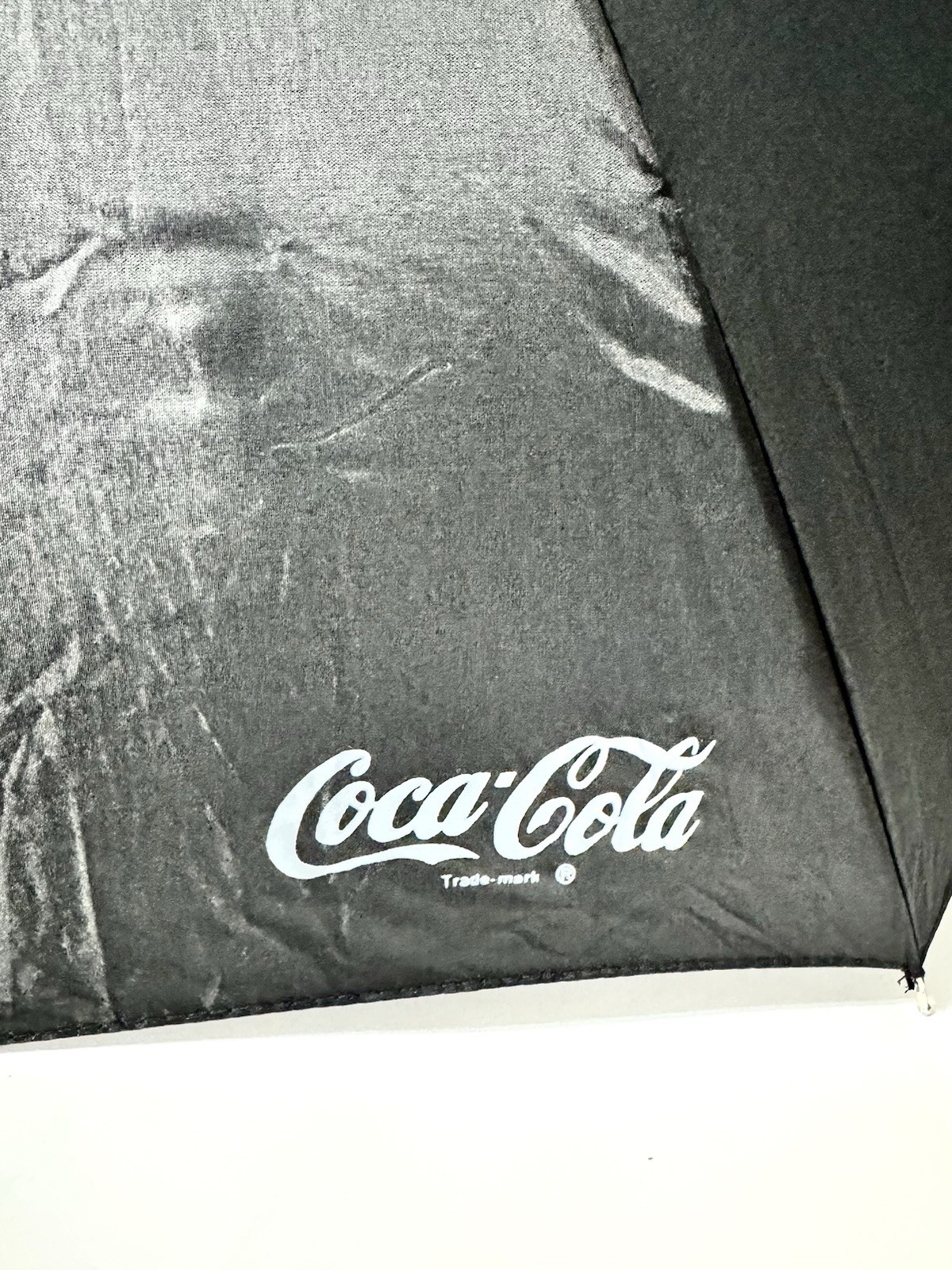 Vintage Coca-Cola Coke Bottle Umbrella 100th Centennial 30” Coke Collectible