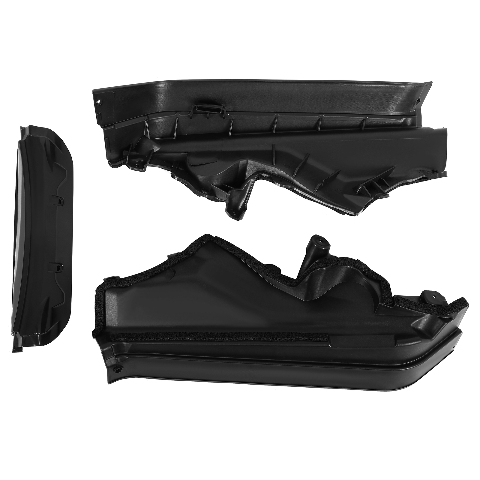 3PCS Engine Upper Cover Compartment Partition Panel For BMW X5 X6 E70 E71 06-14