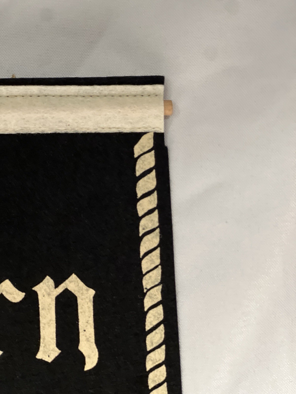 Vintage 1960’s JFK & Martin Luther King Civil Rights Memorial Felt Banner 2 Side