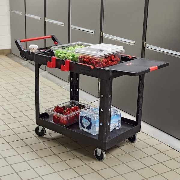 Rubbermaid Commercial 1997208 Adaptable-Design Utility Cart With Deep Lipped