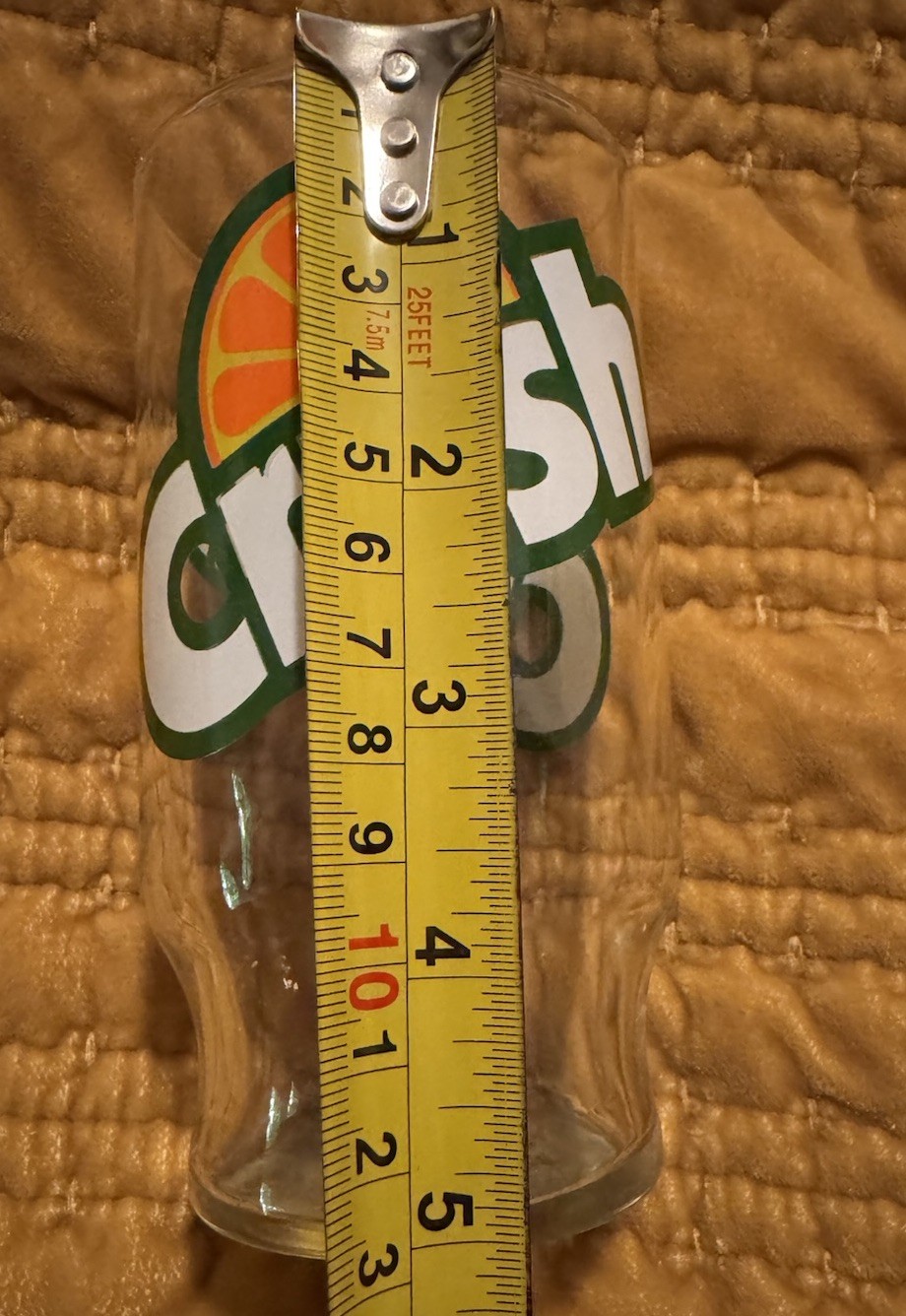 CRUSH Soda Pop Vintage 80s Glass Coke Pepsi Orange Sunkist 1980s 1970s