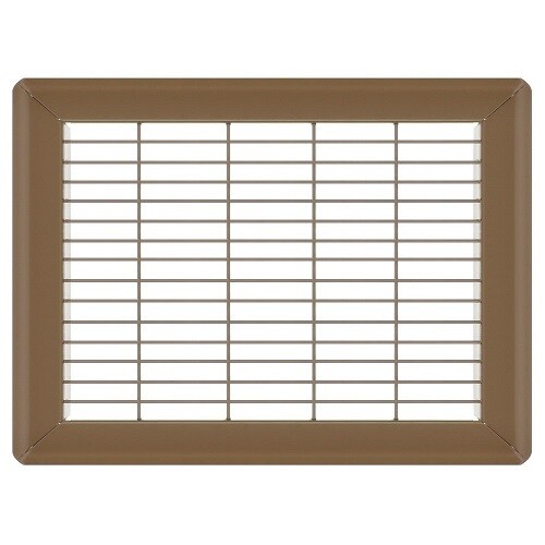 Heavy Duty Brown Floor Return Air Grilles -  60 Sizes