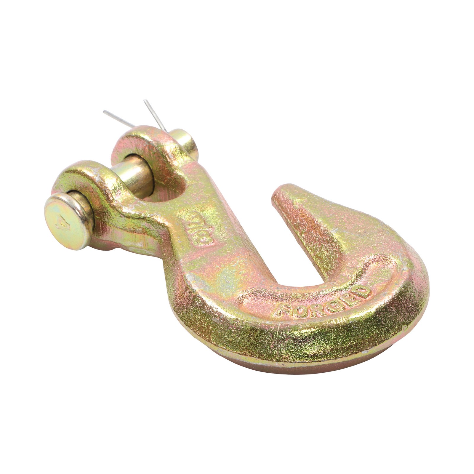 3/8 Inch 6600 Lbs Clevis Grab Hooks G70 for Trailer Truck Tow Chain (10 Pack)