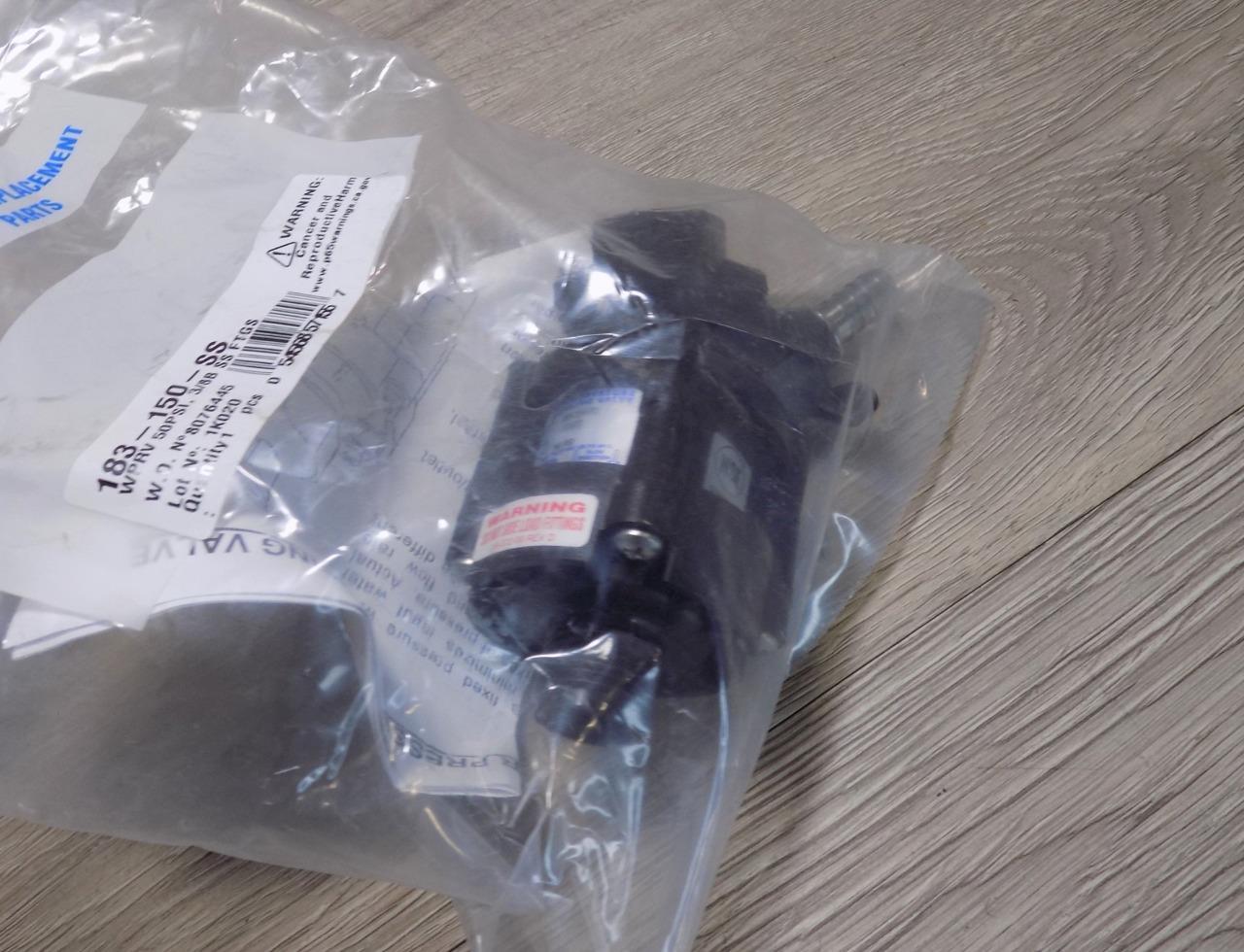 Shurflo 183-150-SS WPRV 50 PSI 3/8B