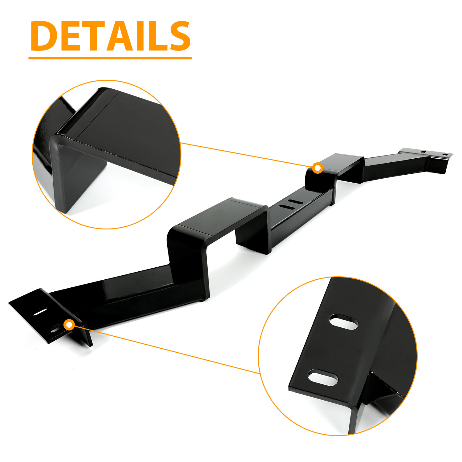 For 78-88 Chevy Monte G-Body GM-2 Black Double-Hump Transmission Crossmember