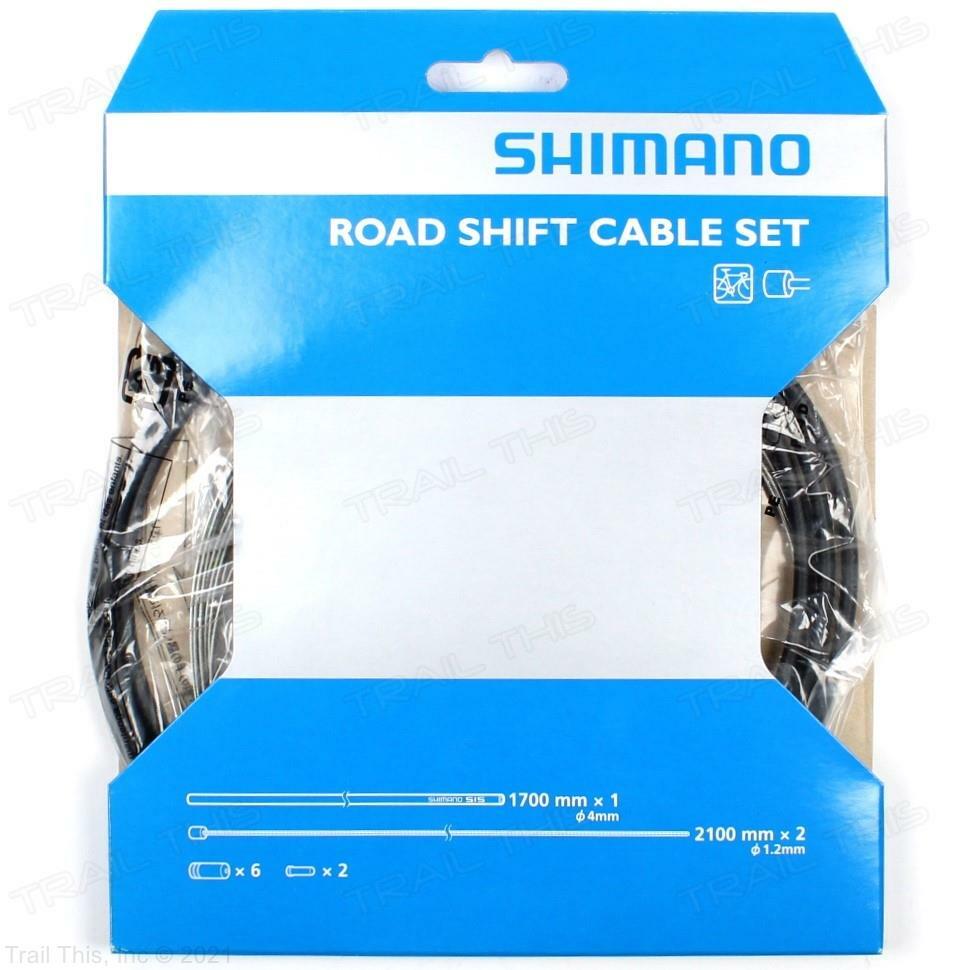 Shimano Road Shift Cable & Housing Set Bicycle Derailleur Cables & Casing Black