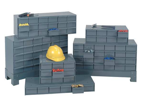 Durham Mfg 013-95 Drawer Bin Cabinet With Prime Cold Rolled Steel, 33 3/4 In W