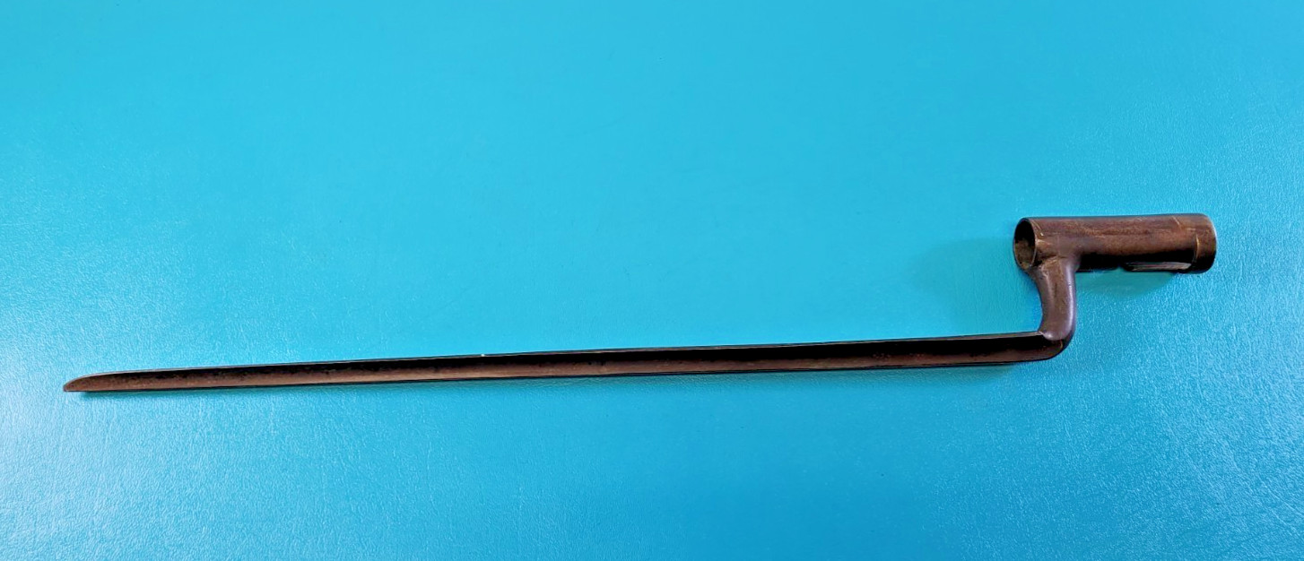 Antique US Musket Model 1816 Socket Bayonet "V : 9" Stamped TR890