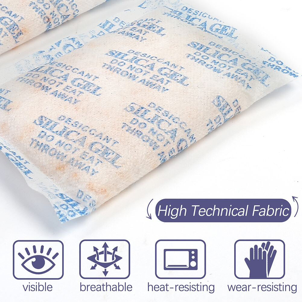 0.5g-500g Gram Silica Gel Desiccant Packets Moisture Absorber Packs Reusable Lot