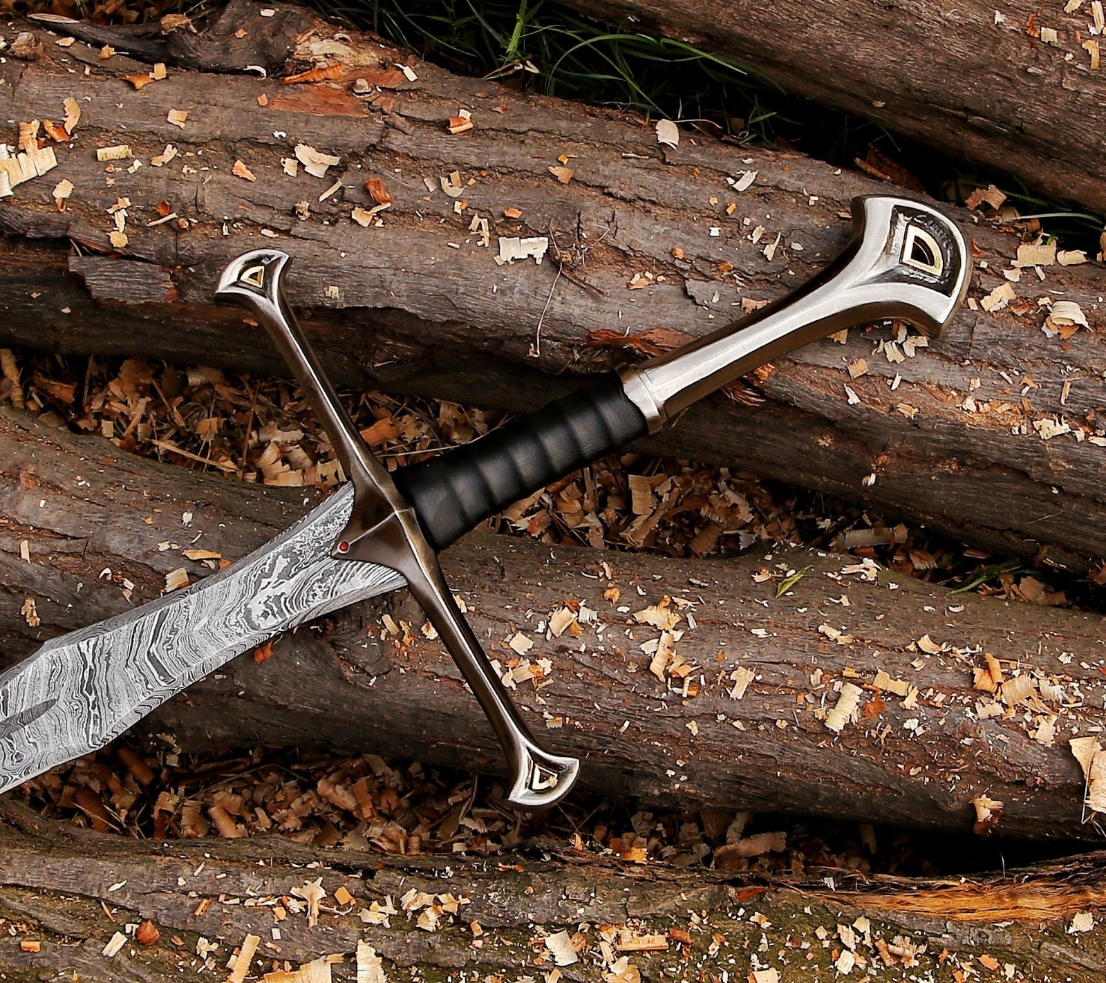 Viking Sword Replica Sharp Medieval Norse Blade Collectible Warrior Weapon Steel