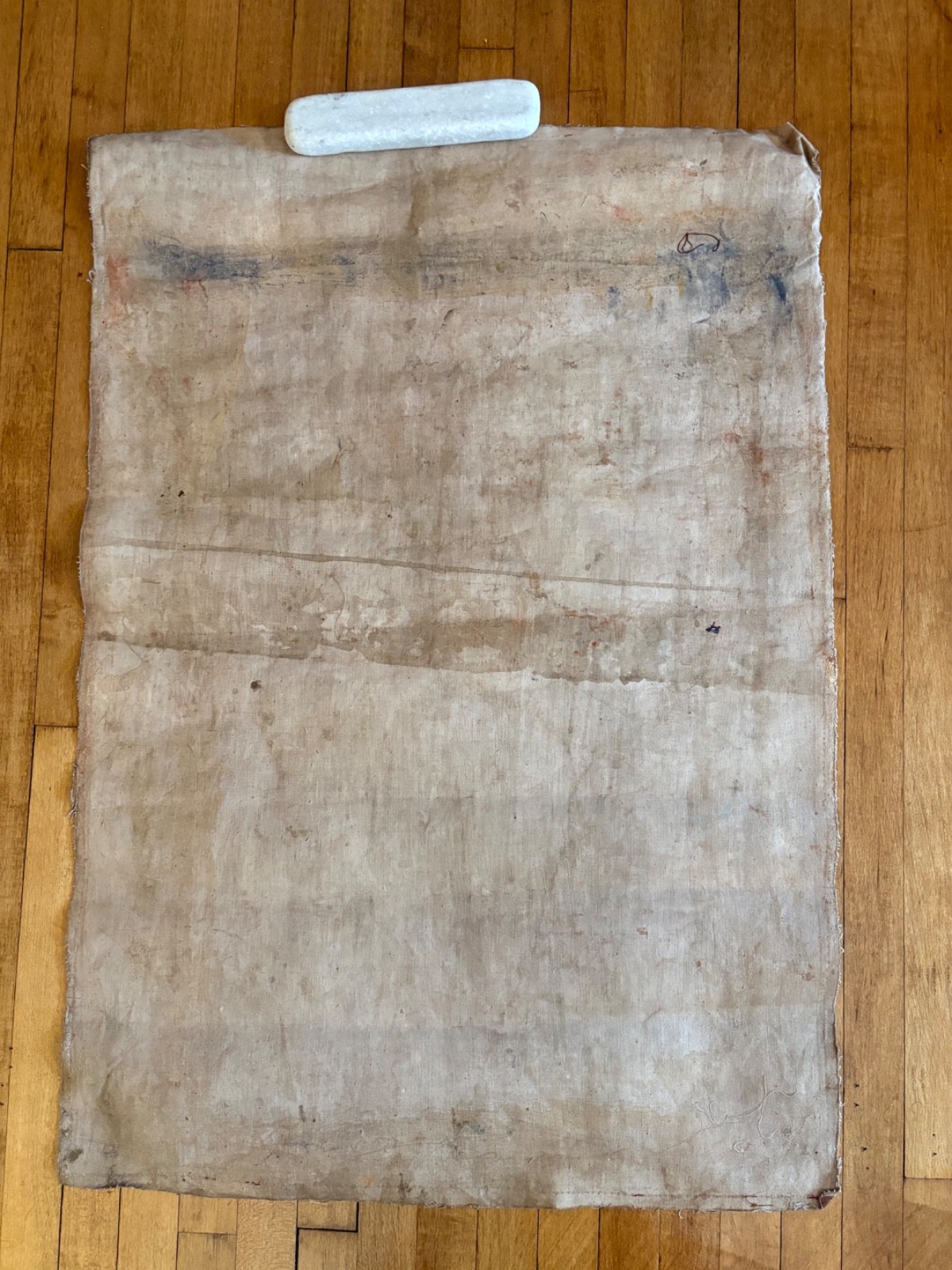 Mahakala Tibetian Thangka Painting on fabric - early 20th Century 28" x 19"