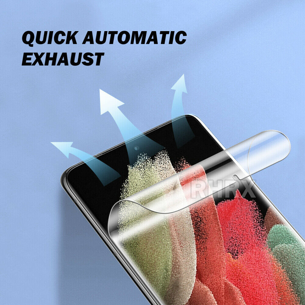 3-Pack Hydrogel Screen Protector for Samsung Galaxy S24 S23 FE Ultra Plus S22