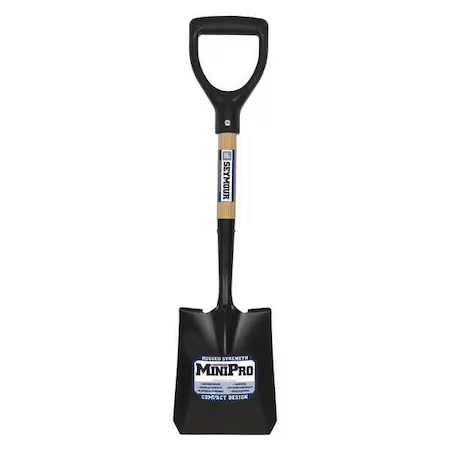 Seymour Midwest 49353Gra Square Point Shovel, 27 In L Wood Handle