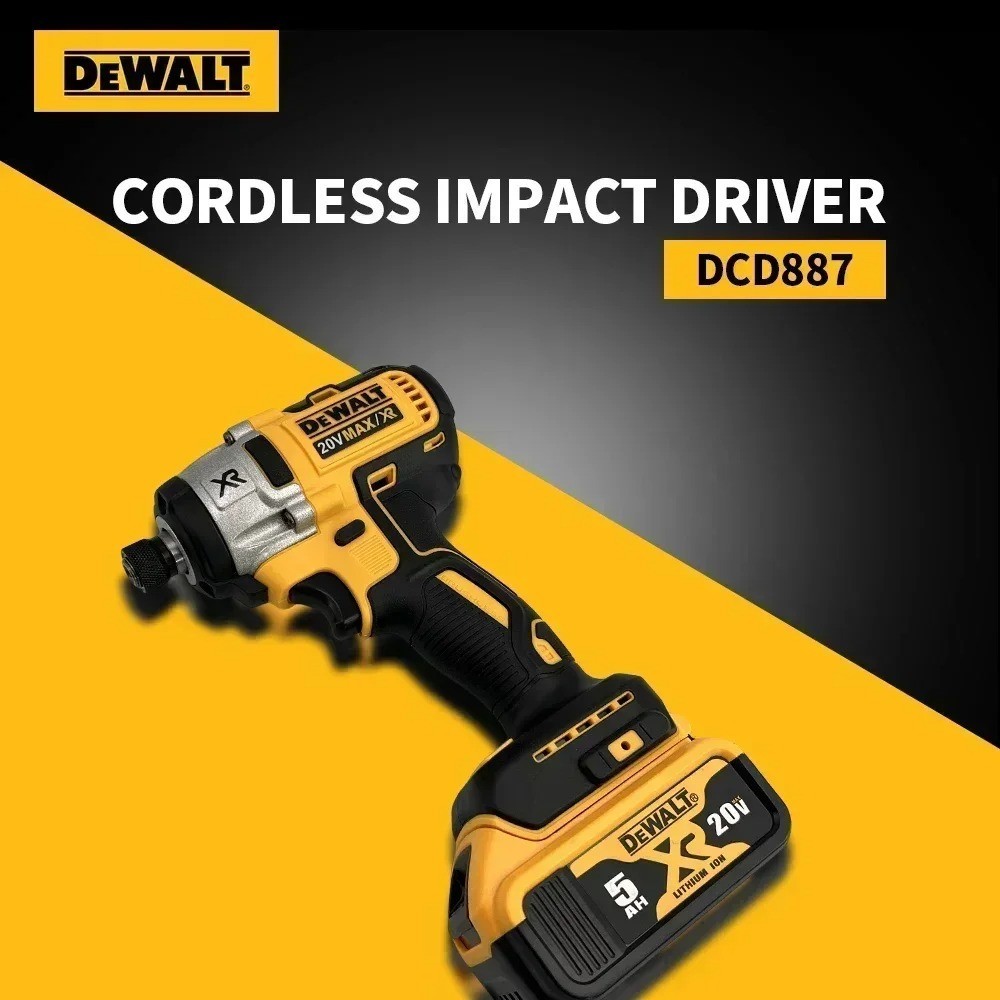 Dewalt DCD887 20V Lithium - Ion Brushless Cordless Impact Drill & Screwdriver -