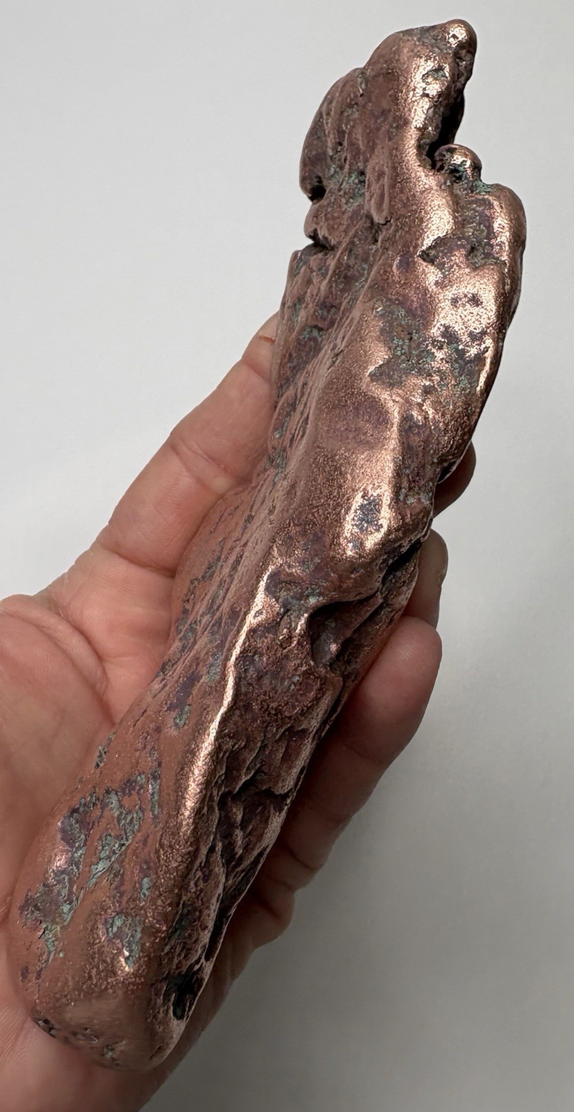 Pure Native Michigan Float Copper Mineral Specimen Lake Superior Keweenaw