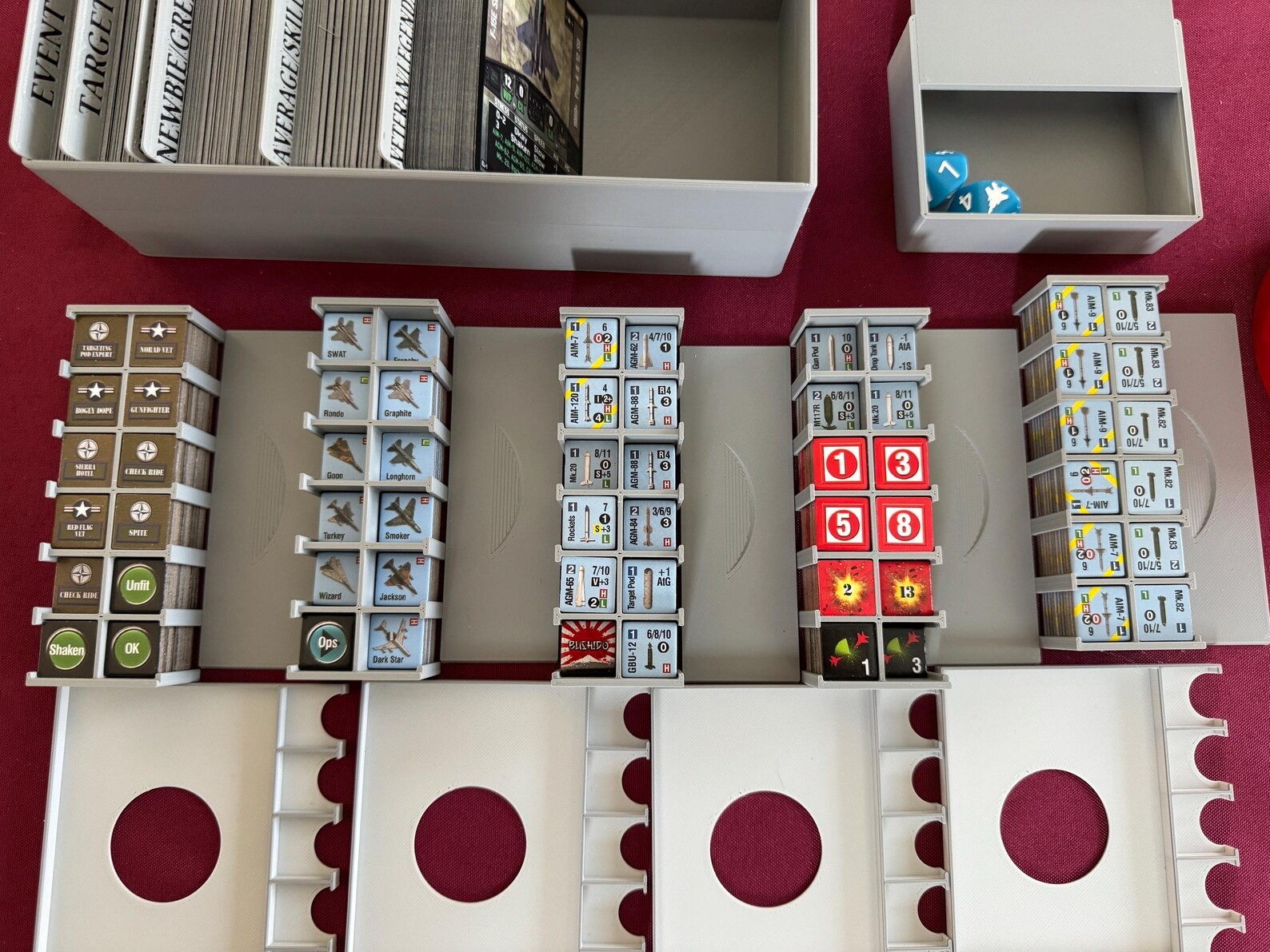 Eagle Leader Compatible Game Organizer and Aircraft Trays