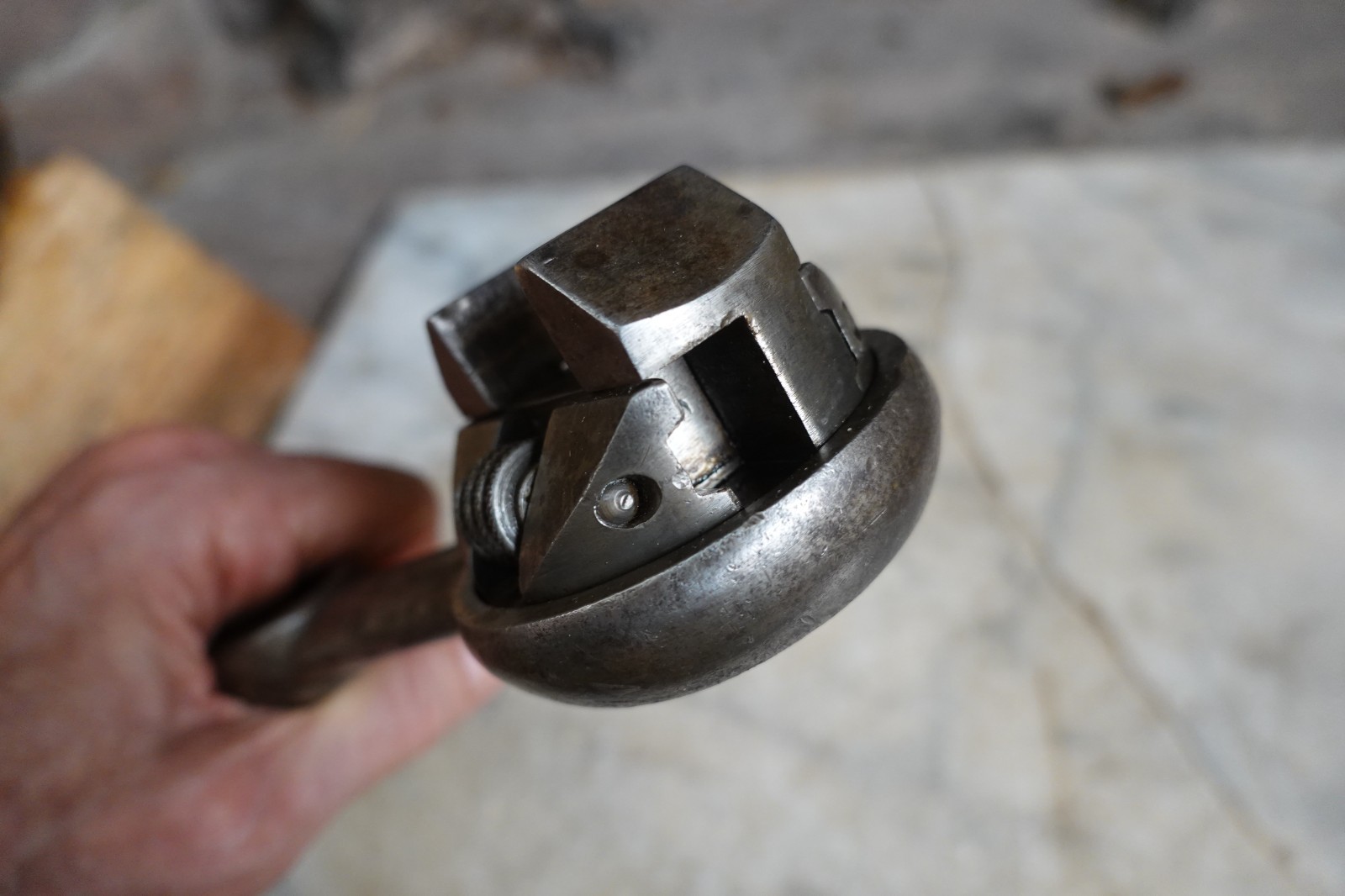 Antique "WIZARD" ADJUSTABLE RATCHET WRENCH PAT MAY 21 1907 Mechanic Railroad