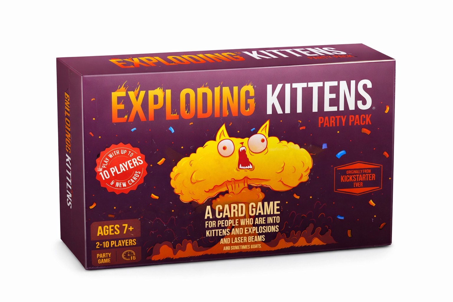 EXPLODING KITTENS (Party Pack) 10 Player Card Game BRAND NEW SEALED