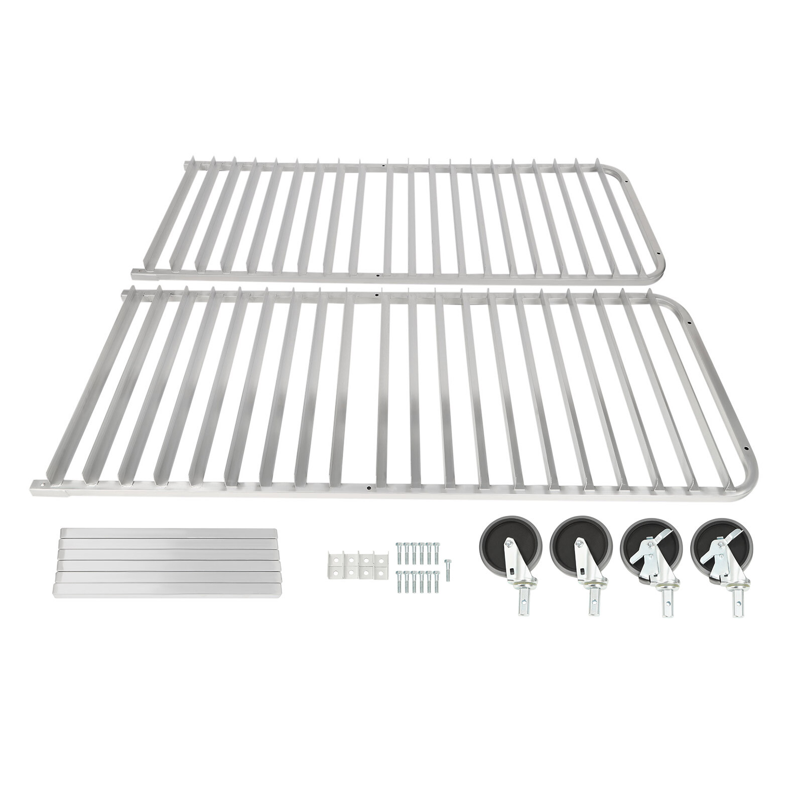 20-Tier Bakery Rack with 4 Wheels for Kitchen Bakery Restaurant Catering