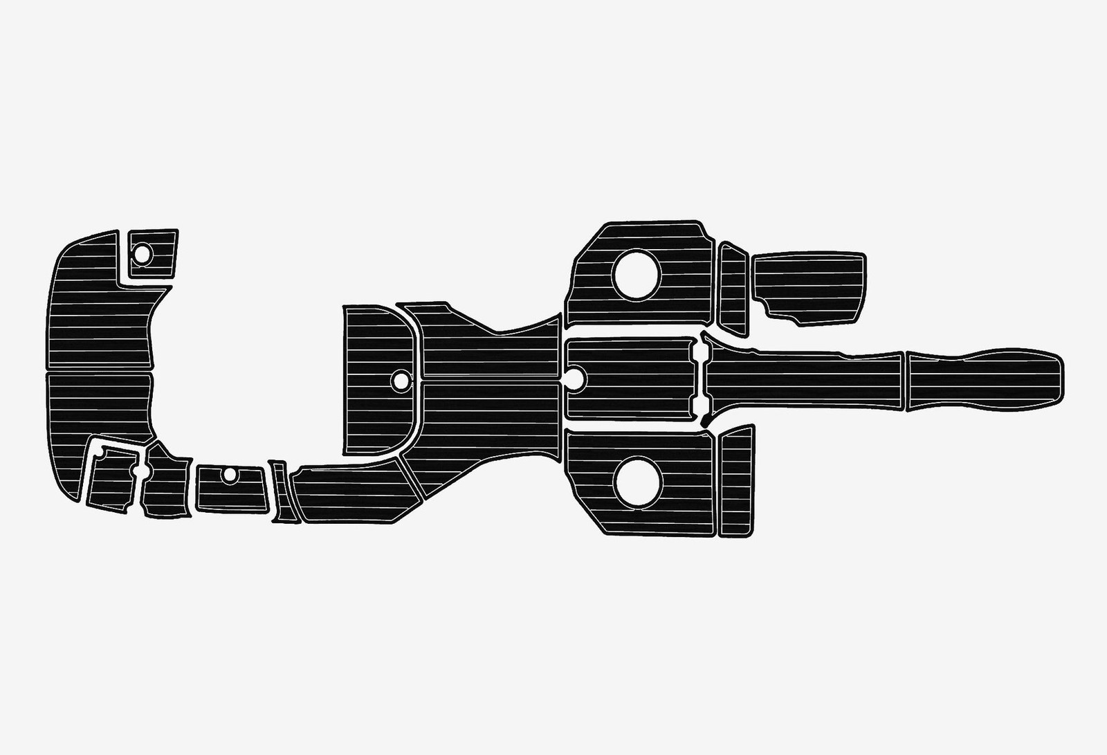 2012-2016 Monterey 264 FS BR Faux EVA teak Marine Floor