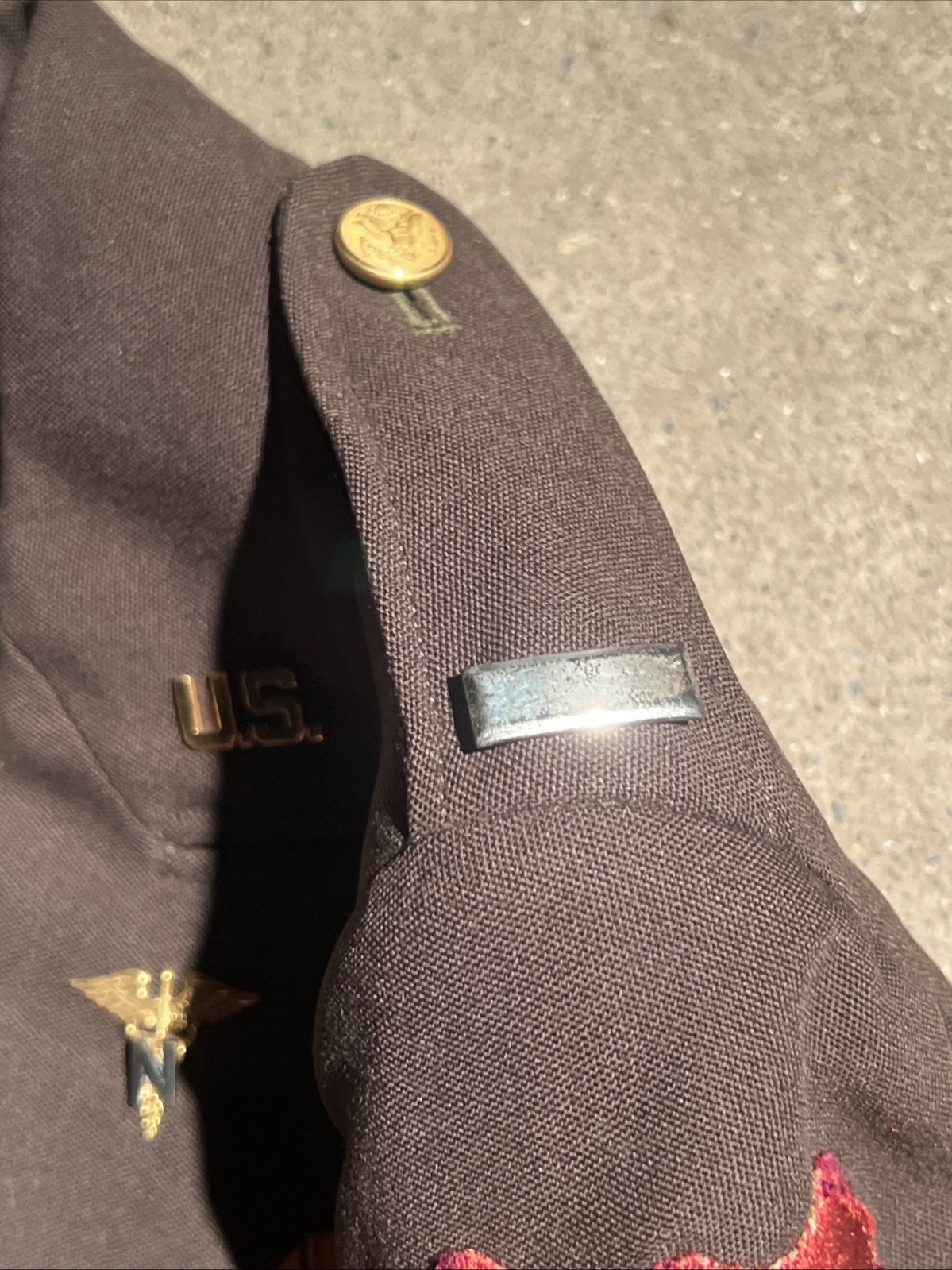 WW2 US Army Nurse Women’s Uniform Lieutenant ETO Named (FF453