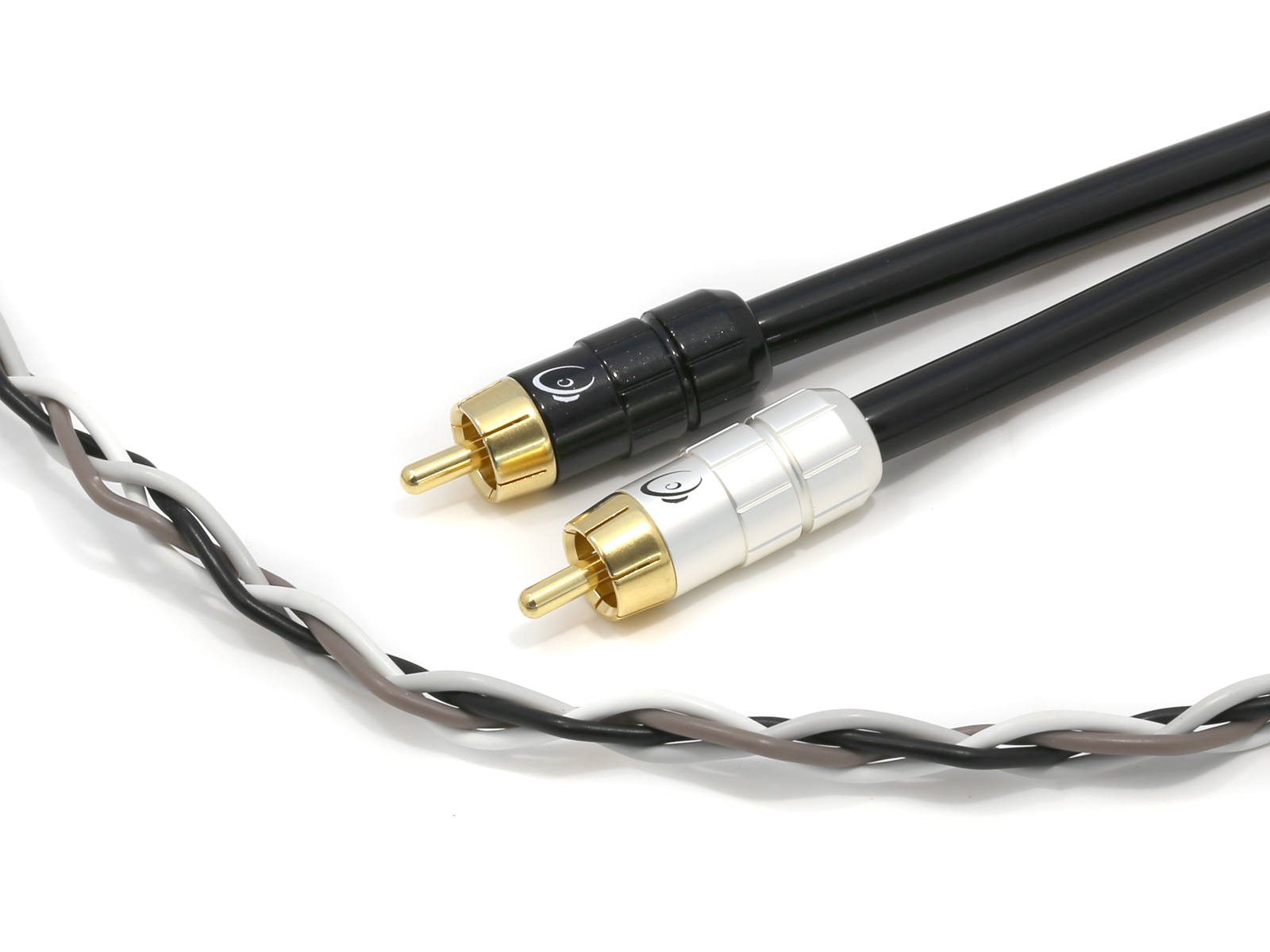 KnuKonceptz Krux Kable 1M Interlaced 3D Copper Twisted Pair RCA Cable 3FT