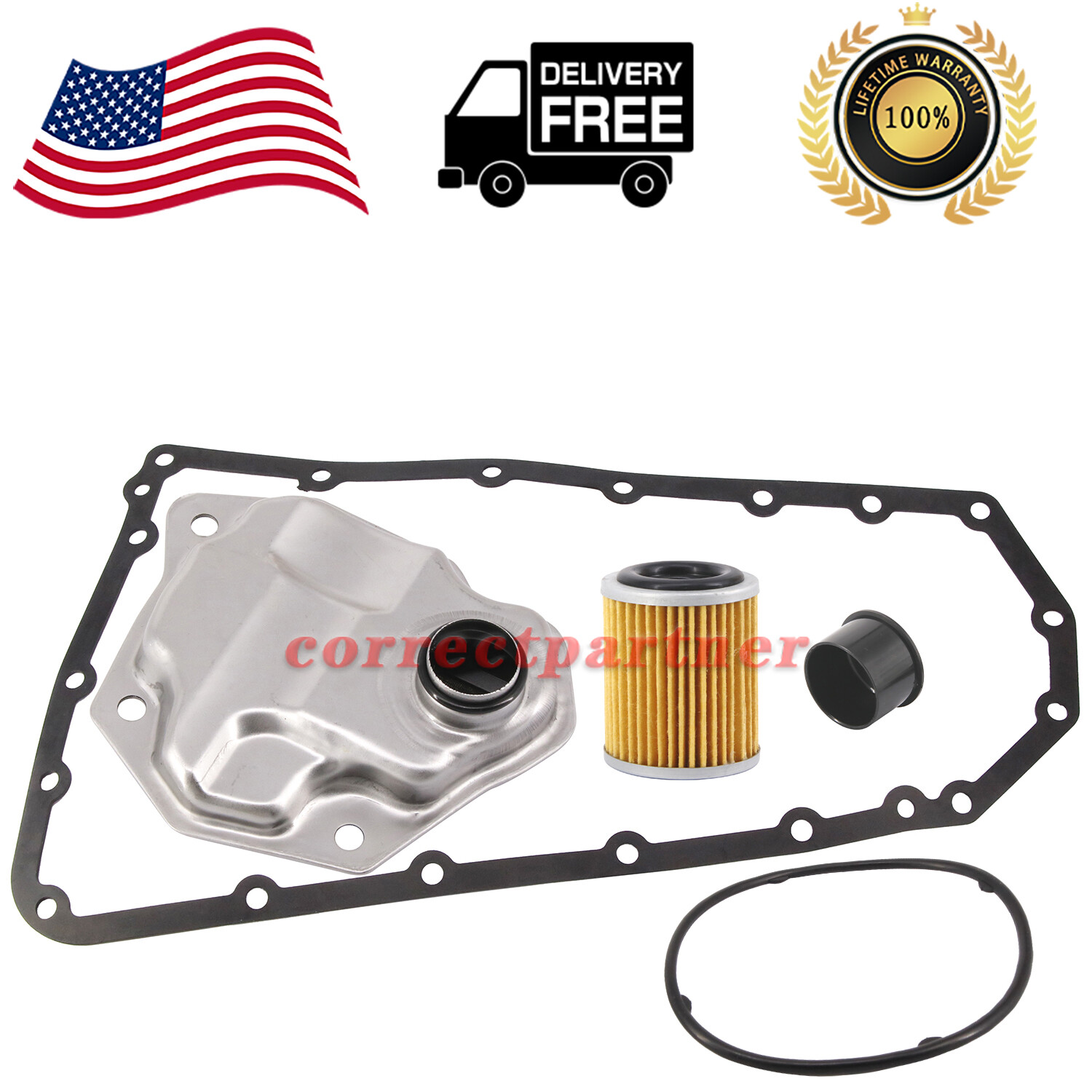 CVT AUTO TRANSMISSION FILTER KIT for NISSAN 07-18 ALTIMA JUKE NV200 ROGUE JF011E