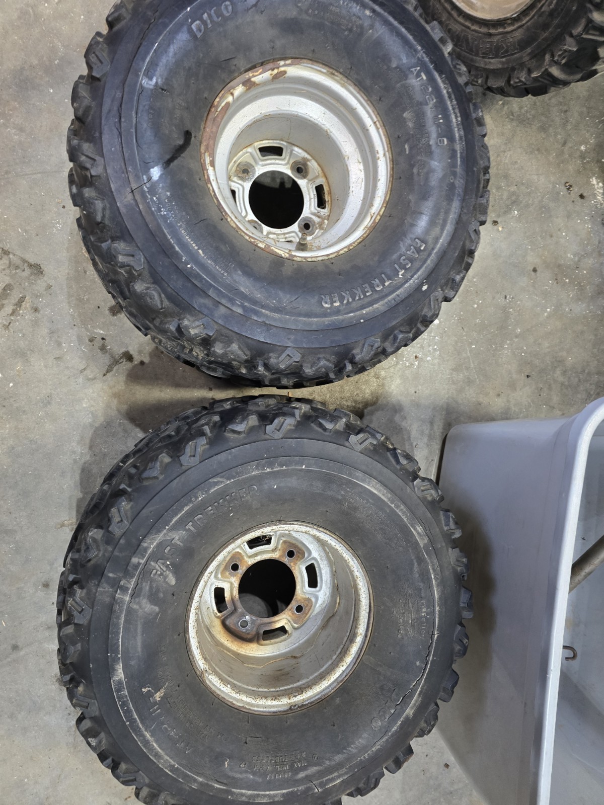 1985 Honda Atc250sx/es Oem Set Of Rear Rims