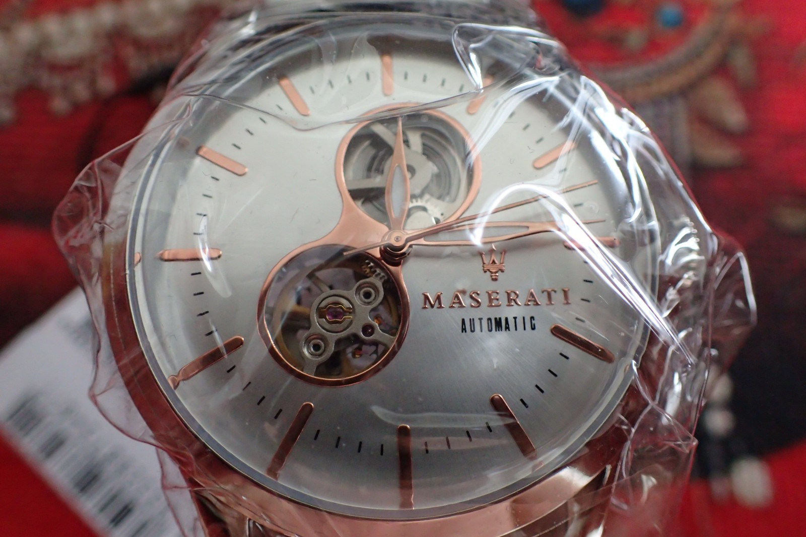 Maserati R8823125001 Men's Tradizione White Dial Automatic Watch unique box/tag