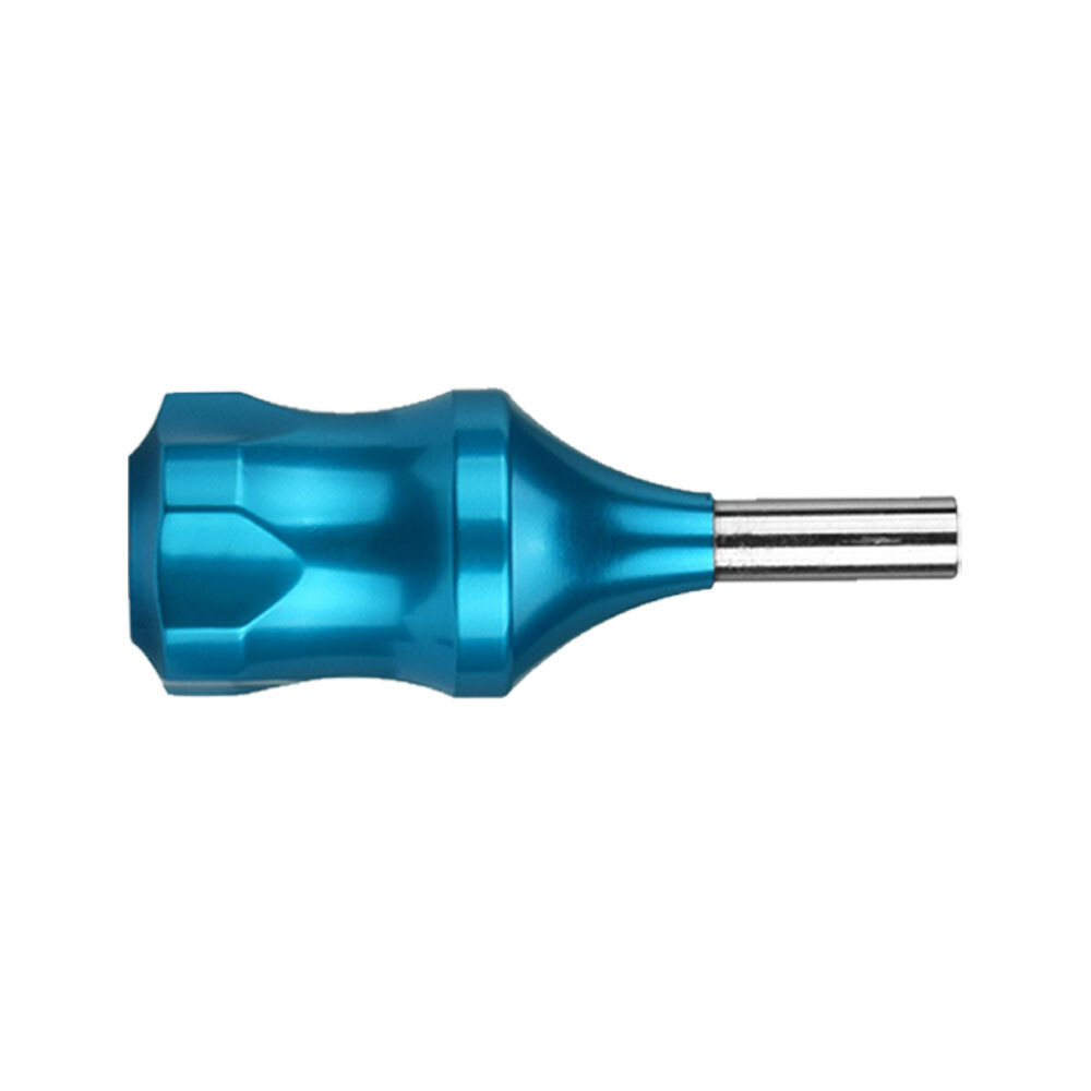 Light Blue 30mm Tattoo Zinc Alloy Cartridge Grip With 78mm Needle Plunger US
