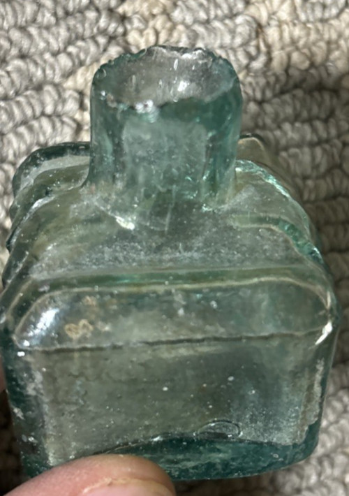 Vtg Igloo Ink Bottle & Square Ink Bottle