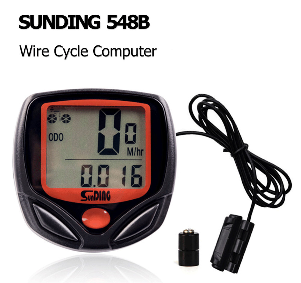 Bike Bicycle SPEEDOMETER Cycle Digital Odometer Computer MPH KMH Waterproof LCD
