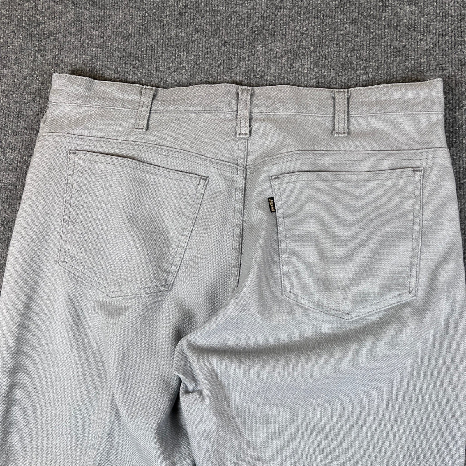 VTG 70s Levis 517 Pants Mens 36x30 Gray Sta Prest Bootcut Western Talon Zipper