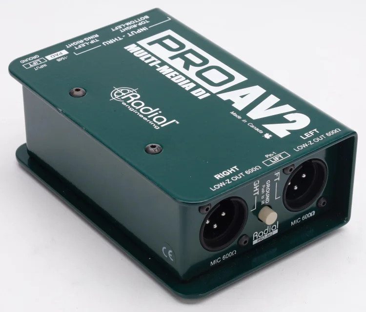 Radial ProAV2 2-channel Passive A/V Direct Box