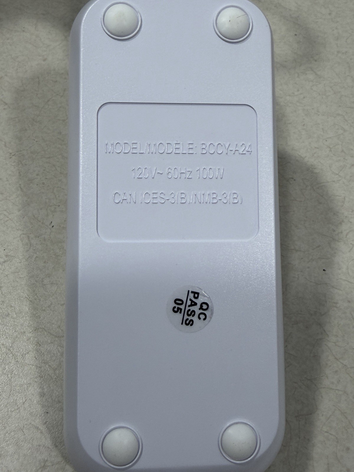 Sunbeam Mattress Heated Pad Remote Controller BCCY-A24 60hz 100w - Free Shipping