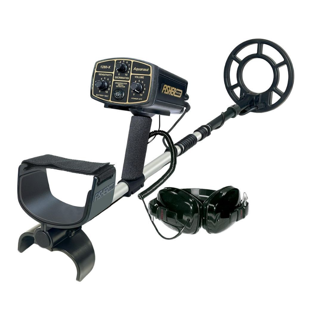 Fisher 1280X 8 Aquanaut Underwater Metal Detector (Black)