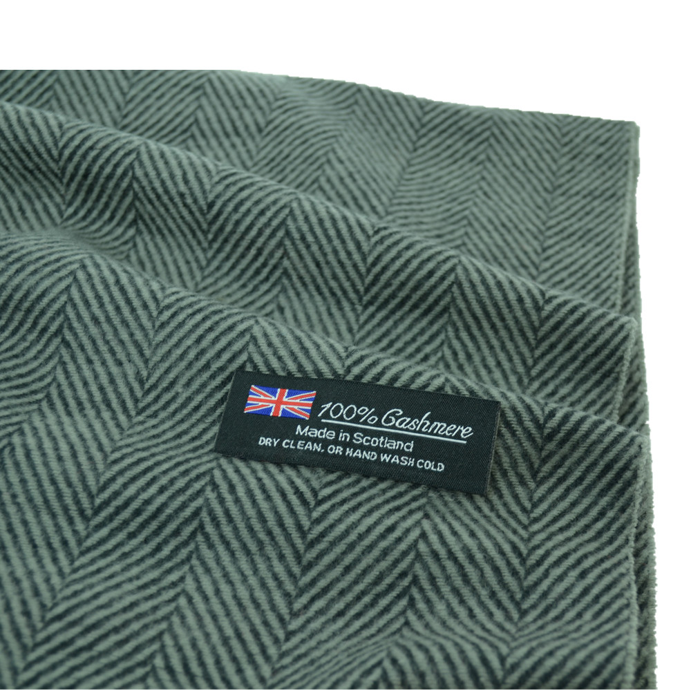 New Men Women 100% CASHMERE Warm Warp Scarf Scotland Thick Stripe Super Soft