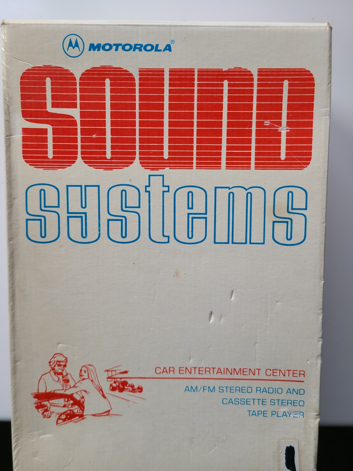 Vintage Rare Motorola Car Stereo TC876AX AM FM Cassette Player Radio Excellent